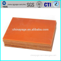Orange-red color cheap & fine qualily bakelite sheet
